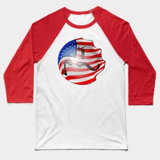 american flag of united states of america Baseball T-Shirt